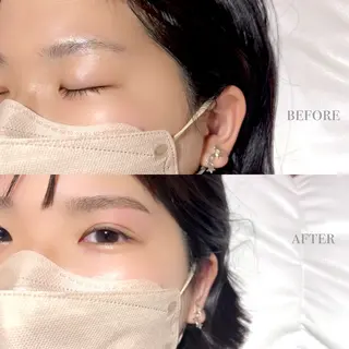 アイブロウ CLUTCH阿倍野 🥨マエ トモヨ☕️のマツエク・マツパデザイン