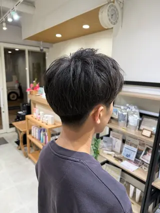 メンズ 島 歩那のヘアスタイル