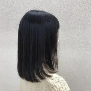 ミディアム 松本平太郎美容室大宮店所属・もりたみかこ 美容師お休み中のヘアスタイル