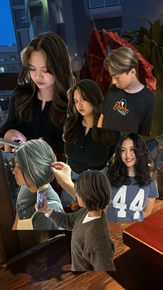 カラー ハイトーン/ ハイライト真柚🍨のヘアスタイル