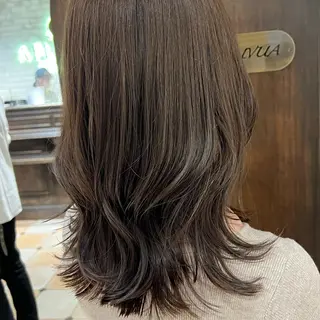 セミロング 🧡くびれヘア/前髪 顔周り🧡久原結衣のヘアスタイル