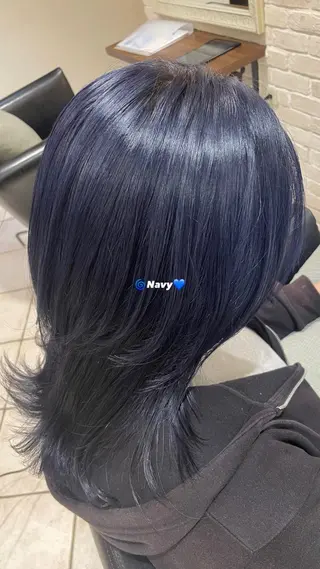 カラー 🩵RIKO🩵 透明感カラー🫧のヘアスタイル