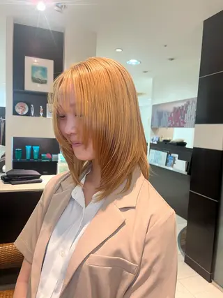 セミロング サロンドボーテレイ所属・タナカ Tanakaのヘアスタイル