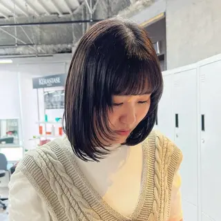 ショート カラー JUNSHIN🦋 ヘアセット／カラーのヘアスタイル