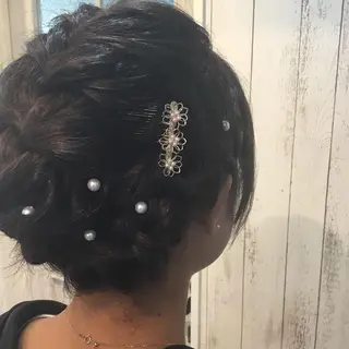 ヘアアレンジ embrace エンブレイスのヘアスタイル