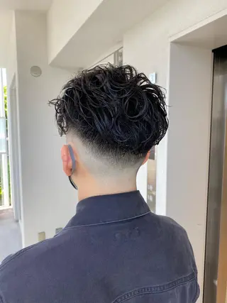 ショート パーマ メンズお任せ下さい！ 店長⭐︎小橋のヘアスタイル