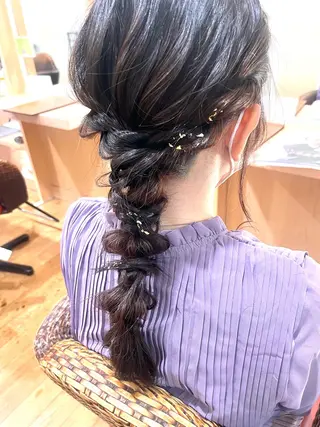 ロング 齋藤 愛のヘアスタイル