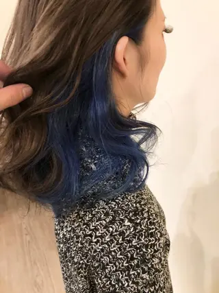 セミロング カラー Hair make VERDA所属・宮下 耕平のヘアスタイル