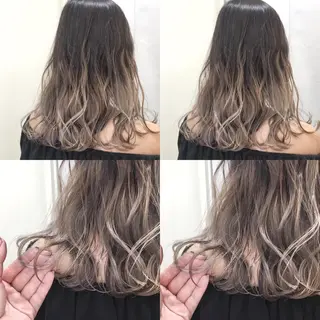 ロング カラー ヘアアレンジ 代表🎀 ふわモテ愛 され髪🩷yumiのヘアスタイル