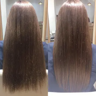 ロング 安永 涼のヘアスタイル