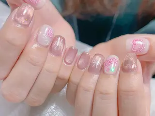ネイル 🎀ネイルサロン エクラYUI🎀のネイルデザイン