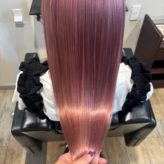 ロング カラー あいさ🤍ムラ無しカ ラー🤍のヘアスタイル