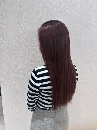 カラー 中村 悠のヘアスタイル