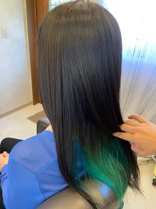 ロング 四日市 ヘッドスパ頭皮洗浄のヘアスタイル
