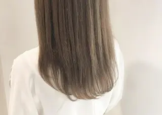 セミロング カラー 竹内啓太 ボブのヘアスタイル