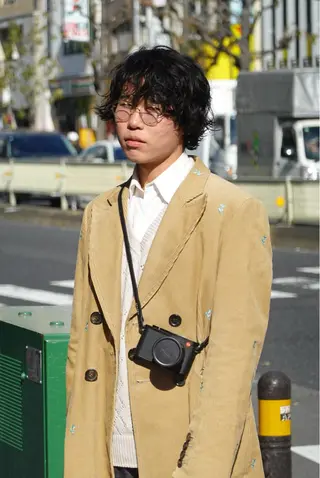 ミディアム パーマ メンズ メンズカット/パーマ /ユアサシュンスケのヘアスタイル