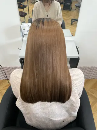 セミロング D.I.E.V.A hair 池袋東口所属・杉浦千智💗アイドル 大好き美容師💗のヘアスタイル