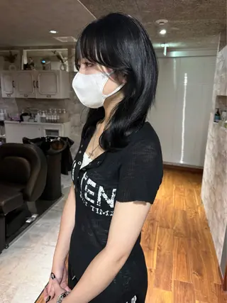 ミディアム カラー mai / linoah˚✧のヘアスタイル