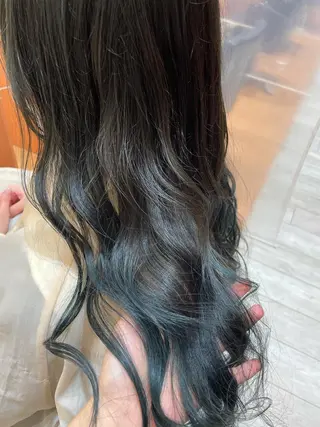 ロング ハイライト 石橋 瑞穂のヘアスタイル