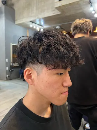 パーマ メンズ Men's NAM 八角のヘアスタイル