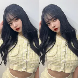 ロング カラー パーマ ヘアアレンジ メンズ 💎髪質改善特化💎 RUITOのヘアスタイル