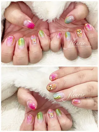 ネイル フルリール 【プライベートサロンのネイルデザイン