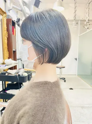ショート カラー ショートボブ縮毛矯正 髪質改善のプロ山道潤のヘアスタイル