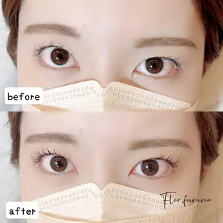 マツエク・マツパ アイブロウ Flor上大岡 ＊フルノ リナ＊のマツエク・マツパデザイン