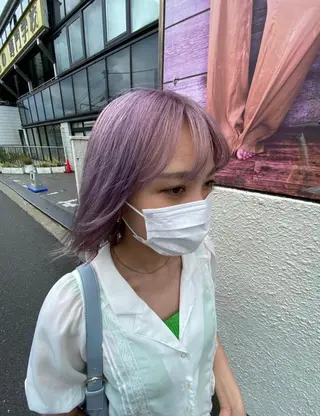 ショート カラー ヘアアレンジ niconail 千歳烏山店所属・niconail 🧣ayu 📍烏山のネイルデザイン