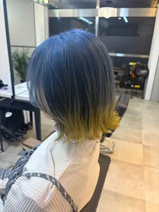 ミディアム カラー 🥀韓国ヘア🥀 宮津真菜のヘアスタイル