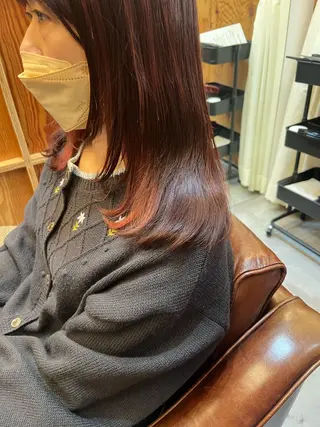 セミロング 星野 美紅のヘアスタイル