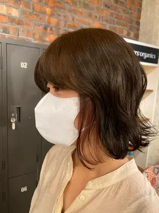 ショート カラー the BRIDGE 加藤みのりのヘアスタイル