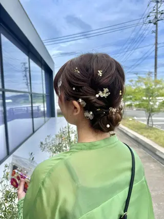 ヘアアレンジ イメージサロンカッツ東尾道店所属・CUTS 東尾道/ 市川聖也のヘアスタイル