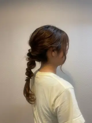 ヘアアレンジ 早田 華のヘアスタイル
