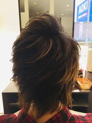 ショート カラー メンズ 阿久津 泰幸のヘアスタイル