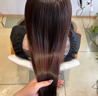 ロング カラー 透明感カラー/ くびれヘア/ユウユのヘアスタイル