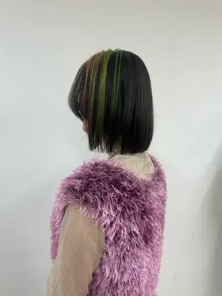 ミディアム カラー パーマ/ブリーチ🐏 モデル募集中 ナナホのヘアスタイル