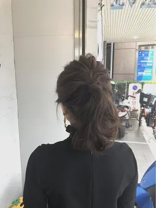 ロング カラー newi京橋 【sachi】のヘアスタイル