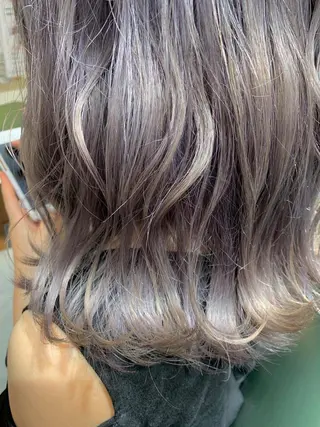 ミディアム カラー パーマ fukuyasu rikaのネイルデザイン