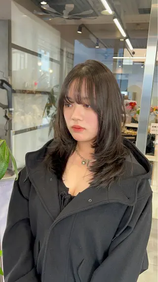 ミディアム 🌞レイヤー×カラー 前川那津美🌞のヘアスタイル