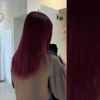 ロング カラー ヘアアレンジ stylist ◎RUKI.のヘアスタイル
