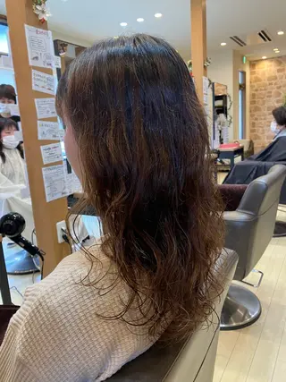 ロング パーマ ヘアリゾートハピネス所属・🌈 🌈スズキエリカのマツエク・マツパデザイン