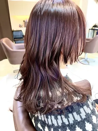 ロング カラー cadeau 前谷のヘアスタイル