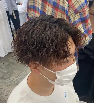 ショート パーマ メンズ dot.グループ指名 No.1橋本滉太のヘアスタイル
