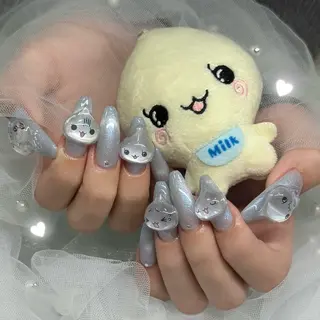 ネイル 🎀sao🎀銀座 韓国/ワンホンネイルのネイルデザイン