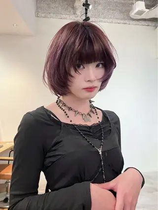 ショート ボブ/レイヤー 大阪梅田/きょうかのヘアスタイル