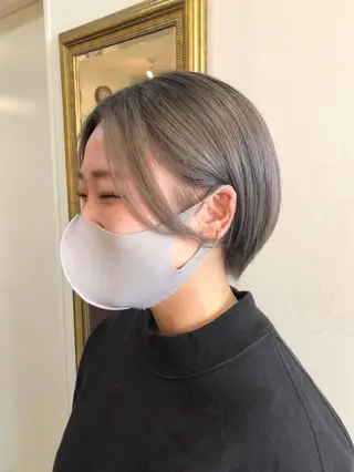 ショート ショート/パーマ/ カラー/FUKOのヘアスタイル