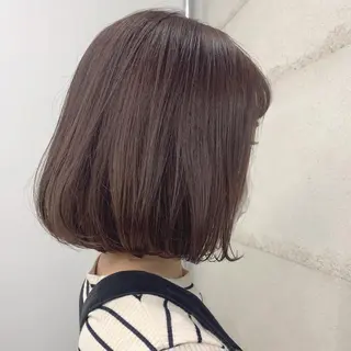 ショート カラー 透明感/オリーブ/ グレージュ/YUKAのヘアスタイル