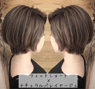ショート カラー テトネ タカシのヘアスタイル