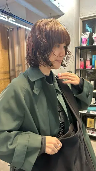 ショート カラー じゅわっと暖色カラー 🍊Moemiのヘアスタイル
